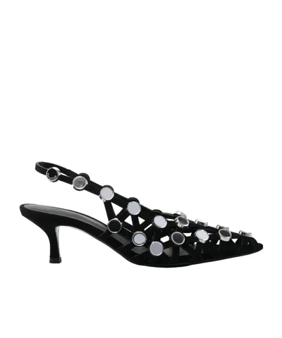 ATTICO POINTED HIGH-HEELED SANDALS