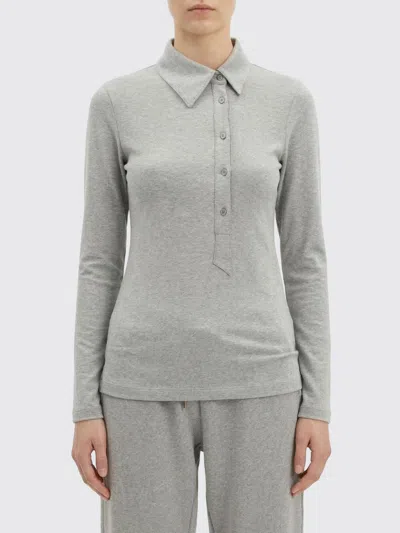 Attico Polo Shirt Woman The  In Gray