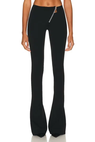 Attico Pre-loved Flair Pant With Zip Detail In Black