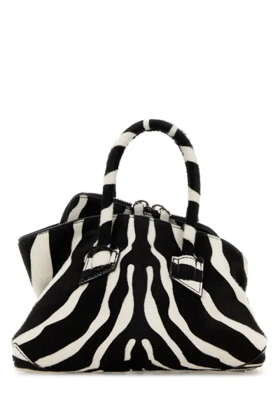 Attico Borsa A Mano La Passeggiata Mini In Cavallino Stampato  Donna In Multi
