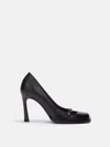 Attico 100mm Leather Pumps In Black