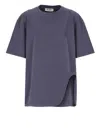 Attico Purple Cotton T-shirt