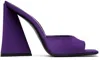 Attico Mule ''devon'' Purple In 035 Purple