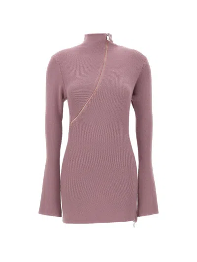 Attico Purple Sweater In Pink