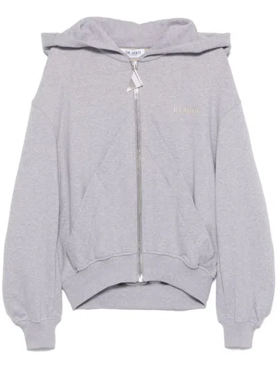ATTICO RAISED-LOGO HOODIE