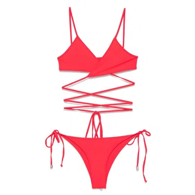 Attico Red Beachwear