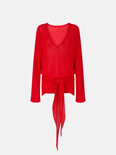 Attico Red Mini Dress