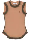 Attico Reese Tank In Pink
