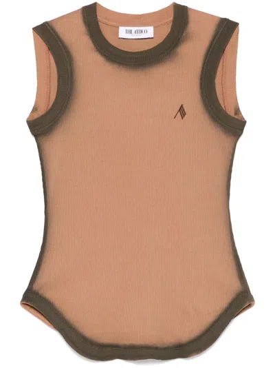 Attico Reese Tank In Pink
