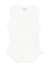Attico Reese Cotton Jersey Tank Top In Blanco