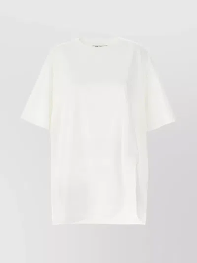 Attico Relaxed Fit Slit Neck T-shirt