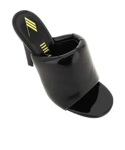 ATTICO THE ATTICO REM OPEN TOE SLIP-ON MULES