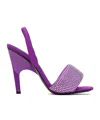Attico Rem High-heeled Sandals In Purple
