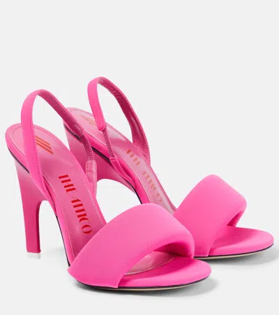 Attico Rem Slingback Sandals In Geranium