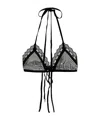 Attico Embellished Tulle Bra Top In Black