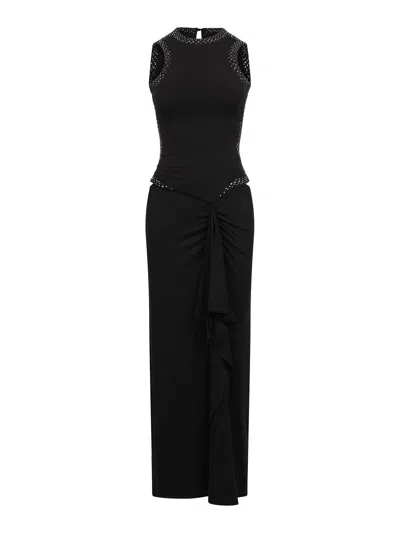 Attico Vestido De Noche - Negro In Black