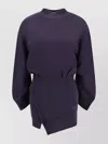 Attico Ivory Cotton Jersey Sweater Dress
