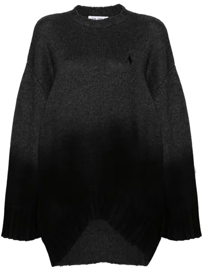 ATTICO RIBBED-KNIT MINI DRESS
