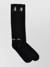 Attico Intarsia-logo Ribbed Socks