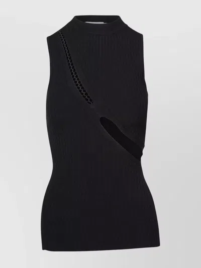 ATTICO RIBBED TEXTURE CUT-OUT TANK TOP