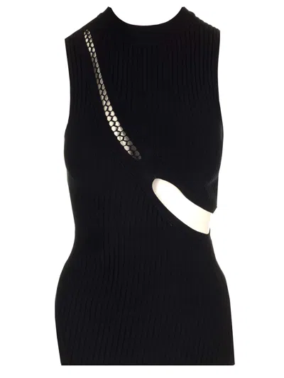 ATTICO RIBBED VISCOSE TOP