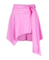 Attico Synthetic Fibers Skirt In Pink
