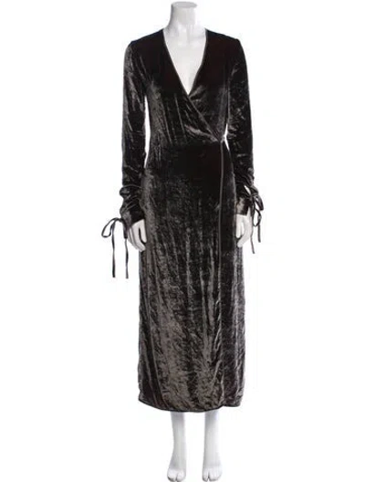 Pre-owned Attico Robe In Black