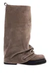 Attico Robin Combat Boots And Ankle Boots