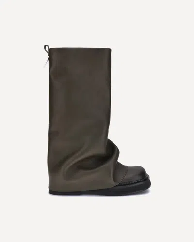 Attico Robin Boots In Gray