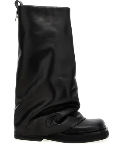 Attico Combat Robin Boots In Black