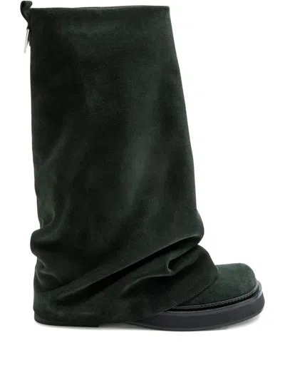 ATTICO ROBIN COMBAT SLOUCH BOOTS