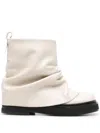 Attico Off-white Mini Robin Boots In 001 White