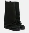 Attico Robin Leather Combat Boots