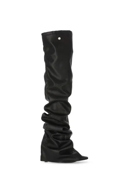 Attico Robin Otk Boots In Black