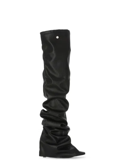 Attico ''robin Otk'' Thigh High Boots 95mm In Black