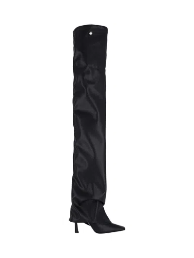 Attico 'robin Otk' High Boots In Black