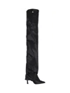 Attico Robin Otk" Tall Boots - Black In Black