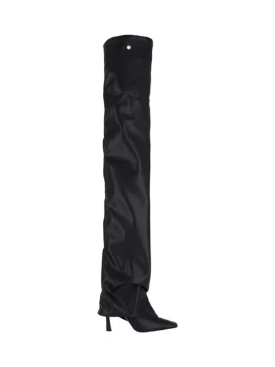 Attico Robin Otk" Tall Boots - Black