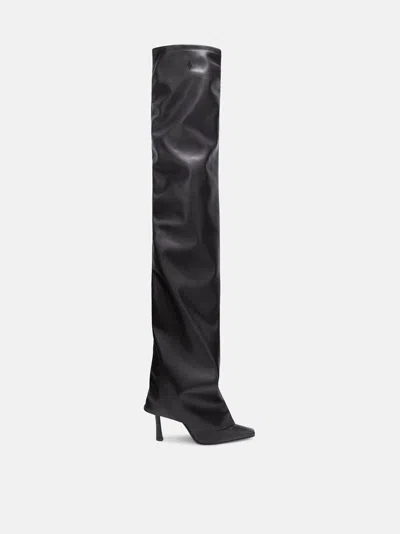 ATTICO THIGH HIGH ''ROBIN OTK'' BLACK