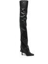 Attico 95mm "robin Otk" Thigh-length Boots In Black