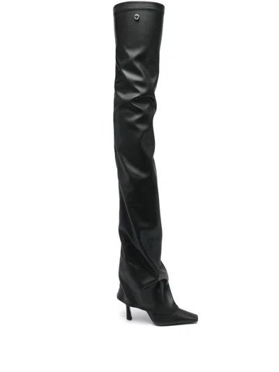 ATTICO 'ROBIN OTK THINGH HIGH BOOTS' BACK BOOTS