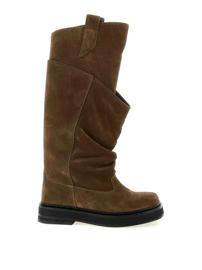 ATTICO ROBIN PASSEGGIATA COMBAT BOOTS