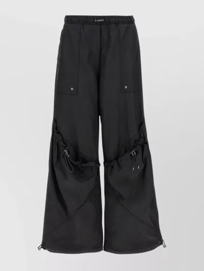 ATTICO ROOMY TROUSERS WITH POCKETS AND ELASTIC WAISTBAND