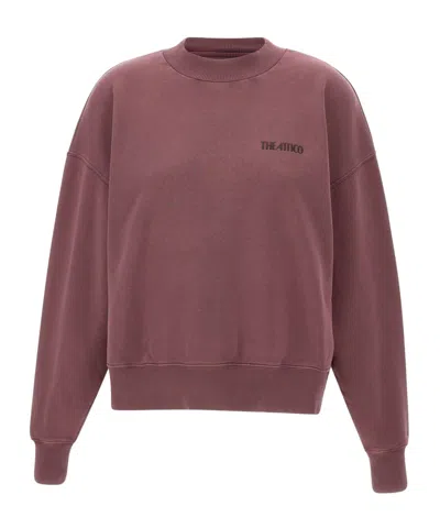 ATTICO THE ATTICO LOGO DETAILED CREWNECK SWEATSHIRT