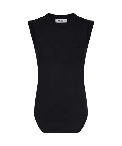 ATTICO THE ATTICO LOGO EMBROIDERED TANK TOP