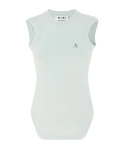 ATTICO THE ATTICO LOGO EMBROIDERED TANK TOP