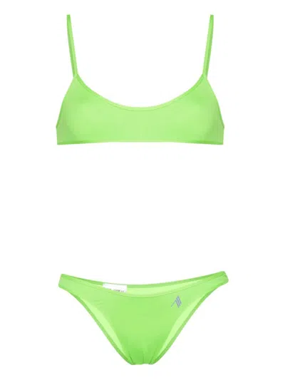 ATTICO RUBBERISED-LOGO BIKINI