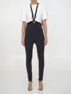 Attico Ruby Pants With A Neck Sash In Black