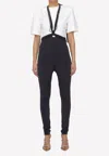 Attico Ruby Pants With A Neck Sash In Black