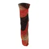 Attico Ruched-detail Strapless Midi Dress In Multicolour
